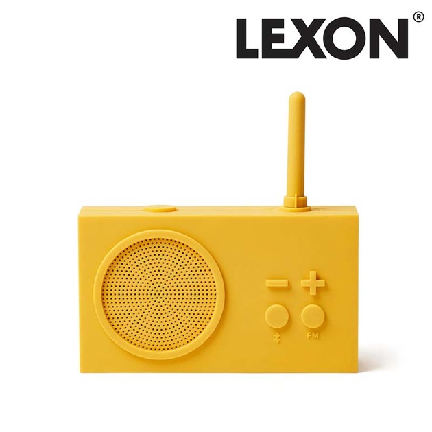 Lexon 렉슨 티코3 라디오 블루투스 스피커 옐로우