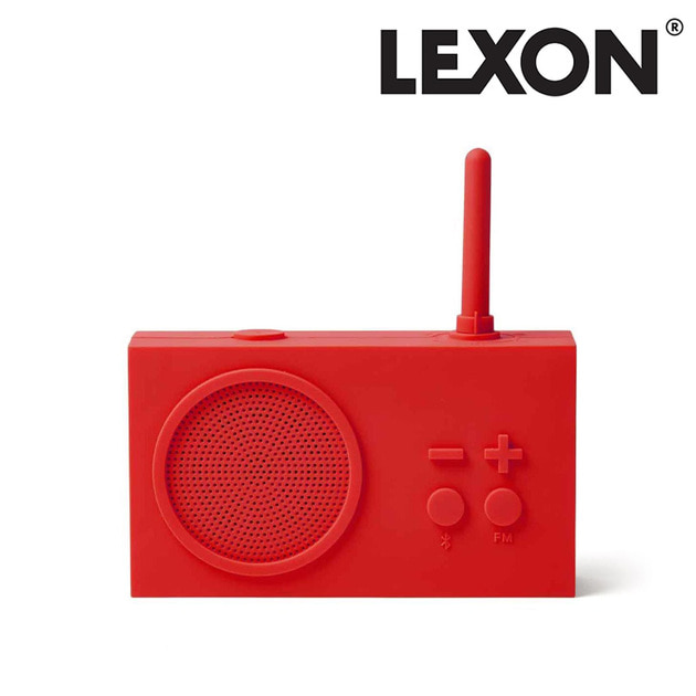 Lexon 렉슨 티코3 라디오 블루투스 스피커 레드