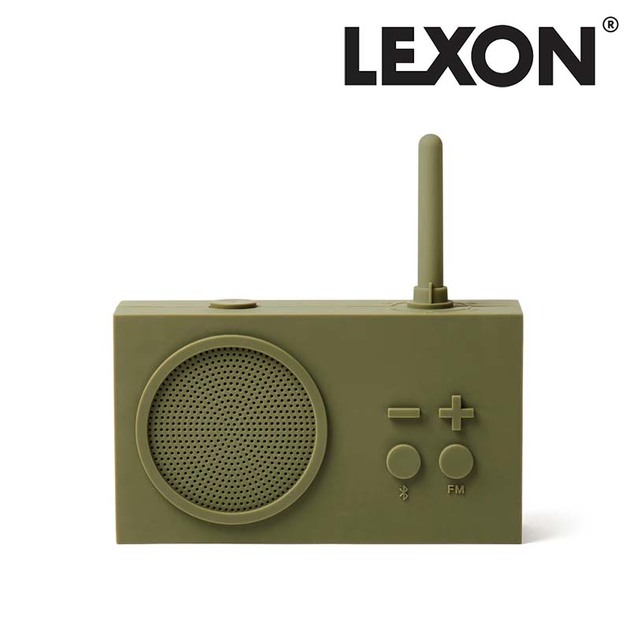 Lexon 렉슨 티코3 라디오 블루투스 스피커 카키