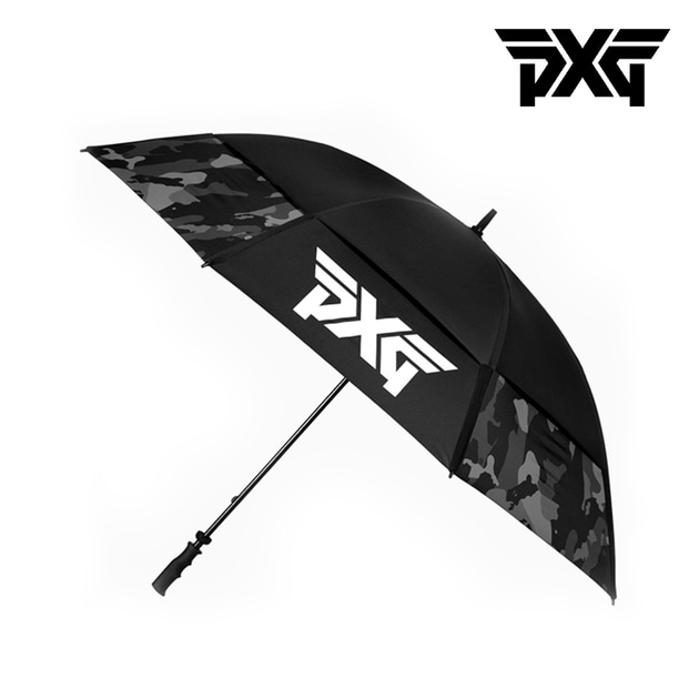 PXG 페어웨이 카모 듀얼 캐노피 골프 우산 양산 블랙